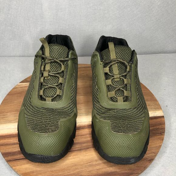 Ulogu Waterproof Alloy Toe Meets ASTM f2413 Standards Mens Size 11 Army Green - Picture 2 of 7